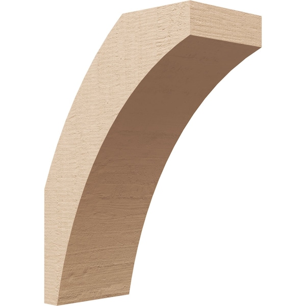 Ekena Millwork 5-inch W x 10-inch D x 14-inch H Thorton Rough Cedar Woodgrain TimberThane Knee Brace, Primed BRCUR05X10X14THRRCPR - main